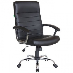 Кресло руководителя «Riva Chair 9154 Черная эко-кожа»